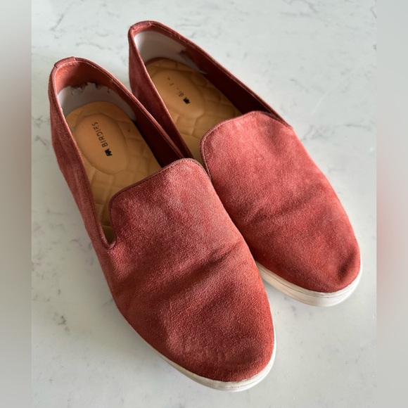 Birdies The Swift Slip On Shoe Women's Size 8 Rust Orange Suede Casual Sneakers - Picture 10 of 10